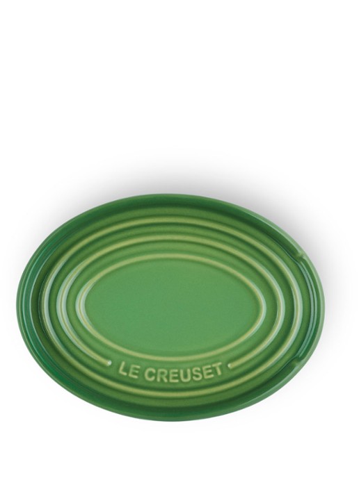 Le Creuset Lepelhouder van aardewerk 15 cm - detail 2 bamboo / groen