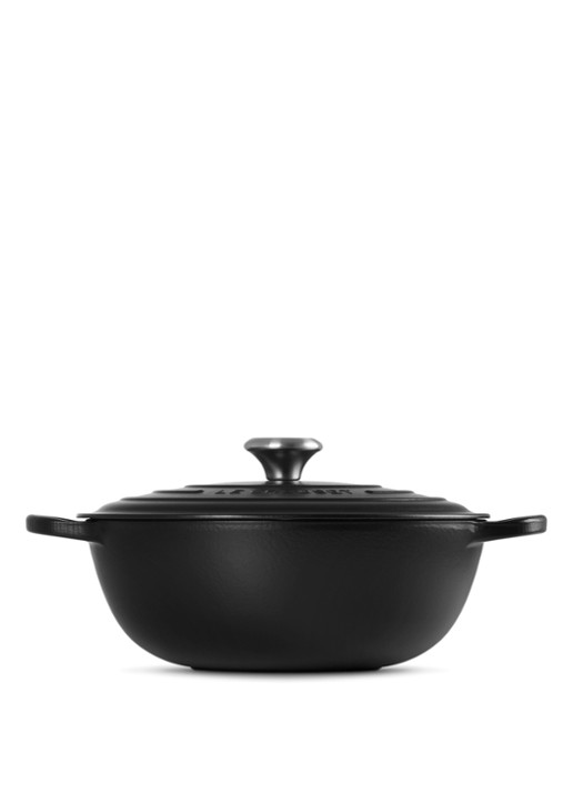 Le Creuset Marmite Signature soeppan Ø30 cm - achterkant 5 wit