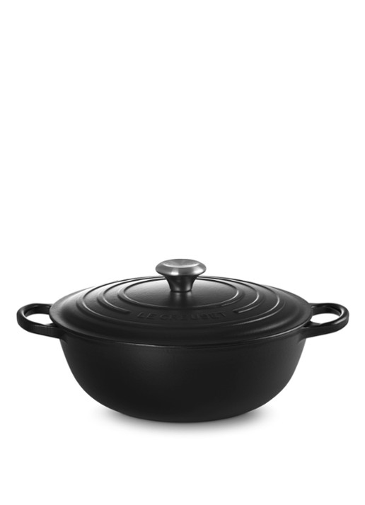 Le Creuset Marmite Signature soeppan Ø30 cm - voorkant 4 wit