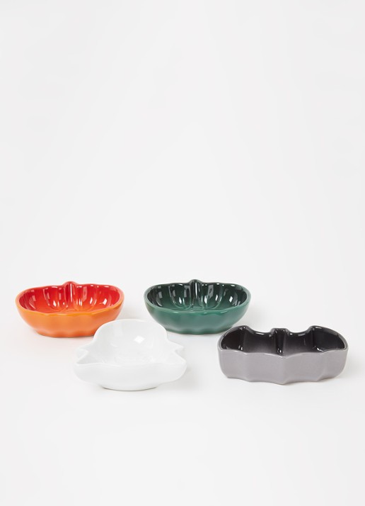 Le Creuset Mini Halloween dipschaal set van 4 - voorkant 2 multicolor