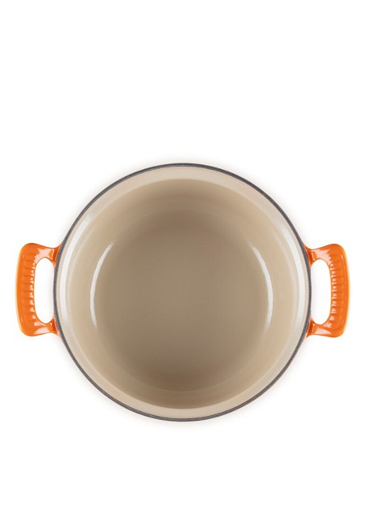 Le Creuset Modern Heritage braadpan 26 cm - detail 3 oranjerood
