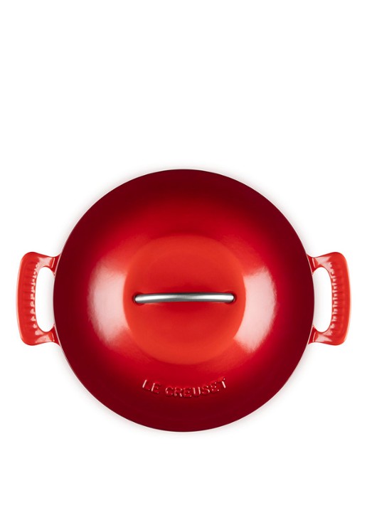 Le Creuset Modern Heritage braadpan 26 cm - detail 3 kersenrood