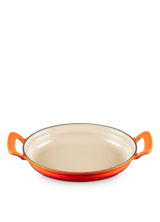 Le Creuset Modern Heritage ovenschaal/braadslede 28 cm - detail 3 oranjerood