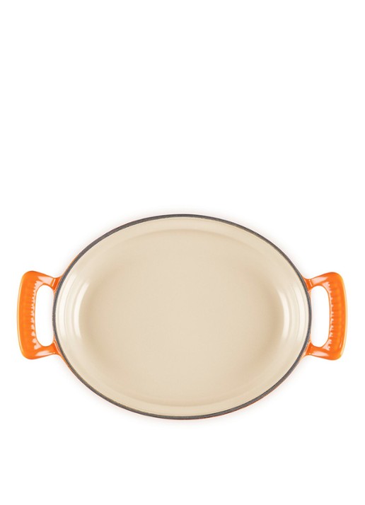 Le Creuset Modern Heritage ovenschaal/braadslede 28 cm - detail 4 oranjerood