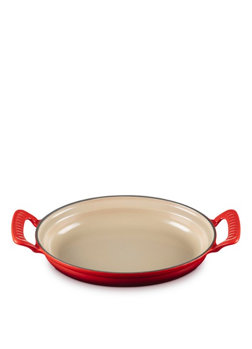 Le Creuset Modern Heritage ovenschaal/braadslede 28 cm - detail bordeauxrood