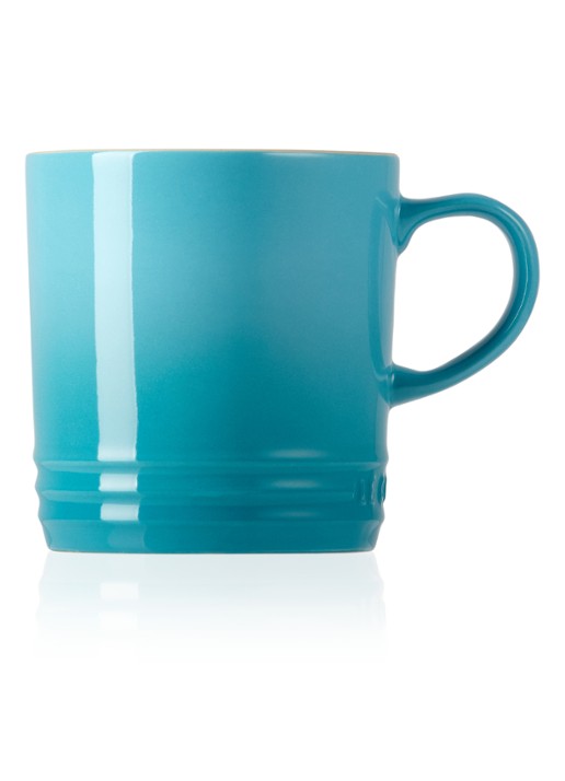 Le Creuset Mok 35 cl - detail 3 caribbean blue / blauw
