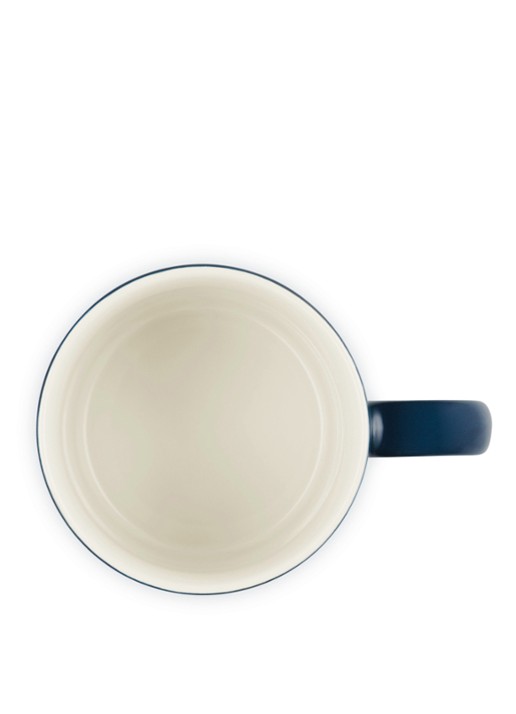 Le Creuset Mok 35 cl - detail donkerblauw