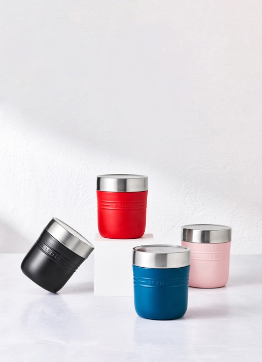 Le Creuset On The Go lunchbeker 0,5 liter - voorkant 7 zwart