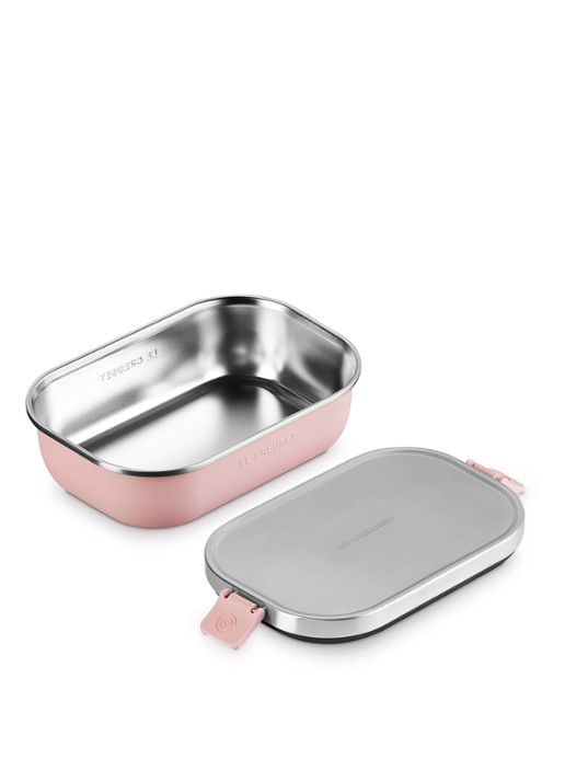 Le Creuset On The Go lunchbox 0,9 liter - detail 2 roze