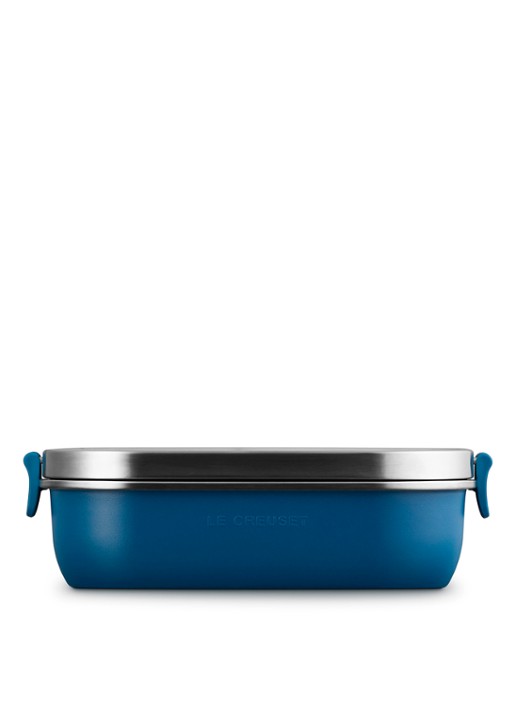 Le Creuset On The Go lunchbox 0,9 liter - detail 5 royalblauw