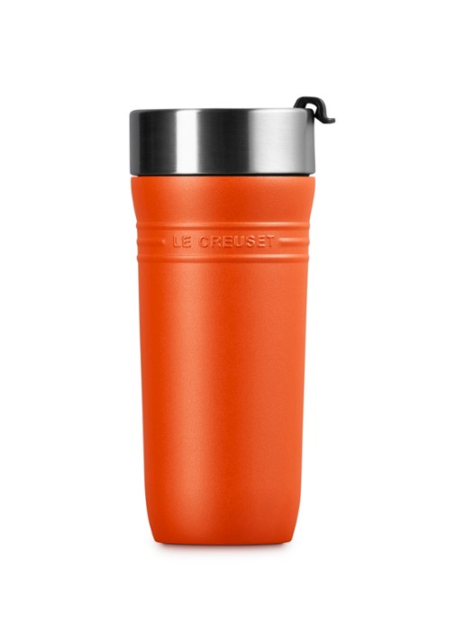 Le Creuset On The Go thermosbeker 0,35 liter - detail 4 oranje