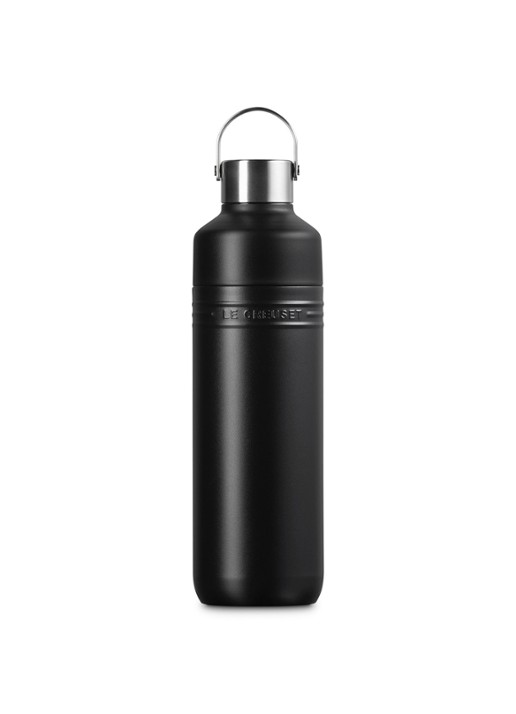 Le Creuset On The Go waterfles 1 liter - voorkant 6 zwart