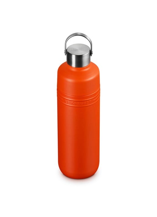Le Creuset On The Go waterfles 1 liter - detail 4 oranje