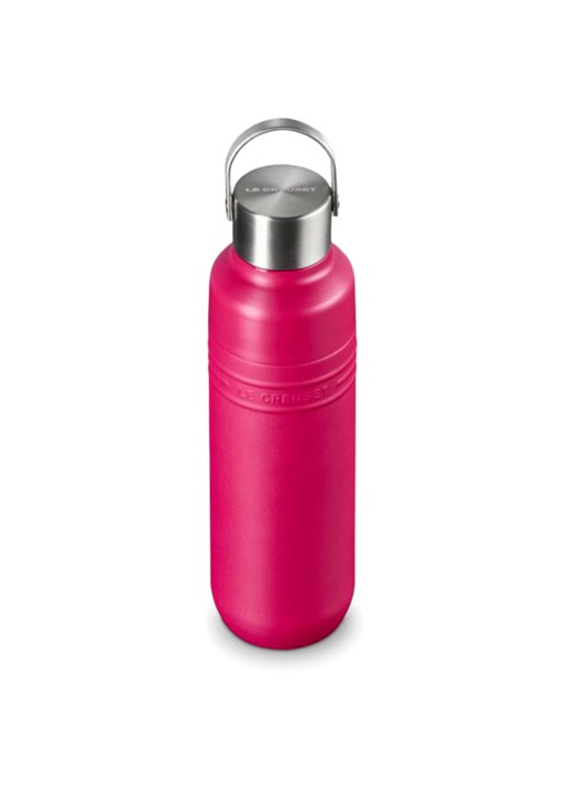 Le Creuset On the Go waterfles 50 cl - voorkant 5 roze