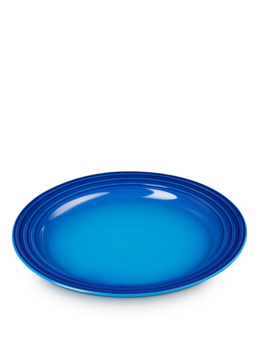 Le Creuset Ontbijtbord 22 cm  - voorkant 3 azure / blauw