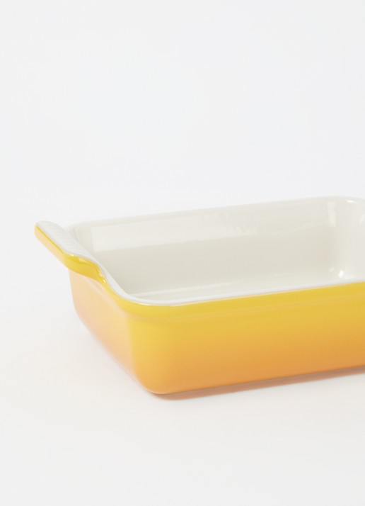 Le Creuset Ovenschaal 25 cm - voorkant 2 nectar / oranje
