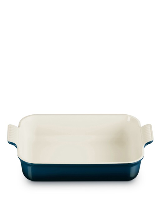 Le Creuset Ovenschaal 38 cm - voorkant 2 donkerblauw