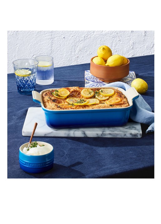 Le Creuset Ovenschaal rechthoekig Azure 32 cm - detail 5 azure / blauw