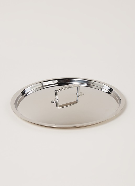 Le Creuset Pannendeksel 30 cm  - voorkant 3 zilver