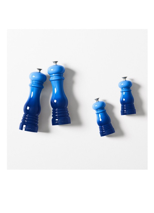 Le Creuset Peper- en zoutmolen 13 cm 2-delig - detail 3 azure / blauw