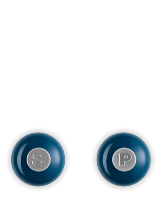 Le Creuset Peper- en zoutmolen 2-delig - detail donkerblauw