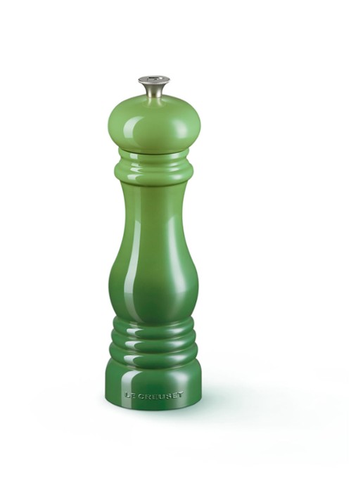 Le Creuset Pepermolen 21 cm - detail bamboo / groen