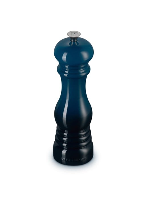 Le Creuset Pepermolen 6 cm - voorkant 2 donkerblauw