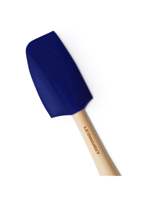 Le Creuset Premium klein spatel 20 cm - achterkant azure / blauw