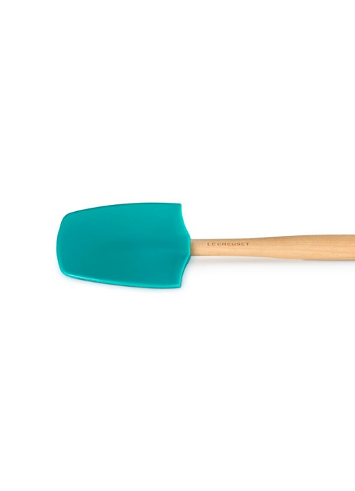 Le Creuset Premium spatel 28 cm - voorkant 3 zeegroen