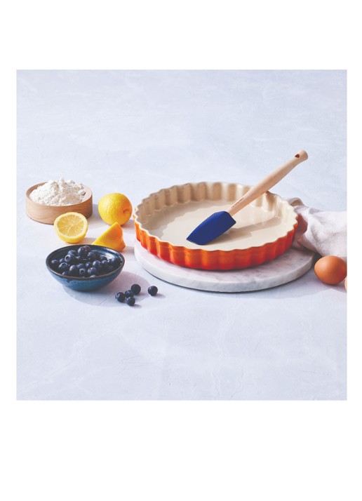 Le Creuset Premium spatel 29 cm  - detail azure / blauw