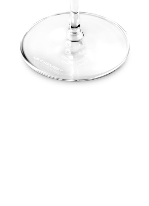 Le Creuset Rode wijnglas set van 4 - achterkant 2 transparant