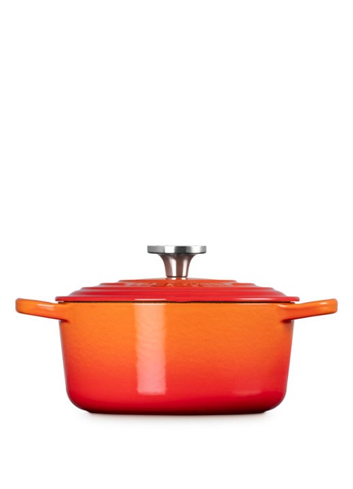 Le Creuset Signature braadpan Ø18 cm - achterkant oranjerood / oranje