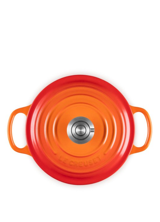 Le Creuset Signature braadpan Ø18 cm - detail 4 oranjerood / oranje