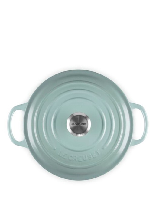 Le Creuset Signature braadpan 20 cm - detail 5 lichtgrijs