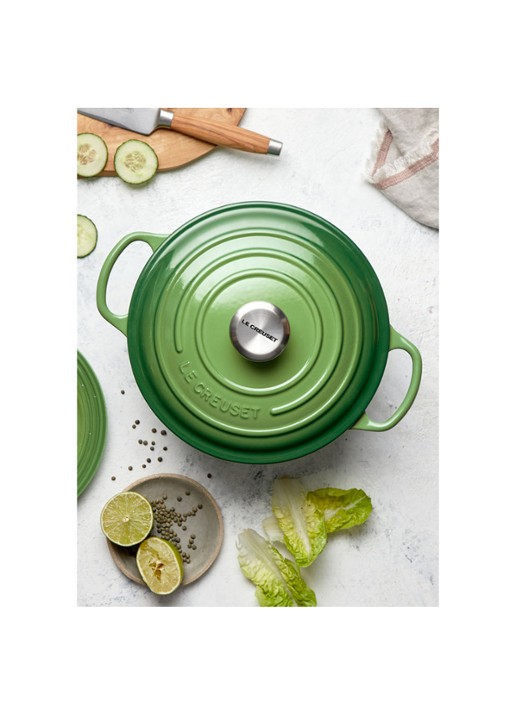 Le Creuset Signature braadpan Ø24 cm - detail 5 groen