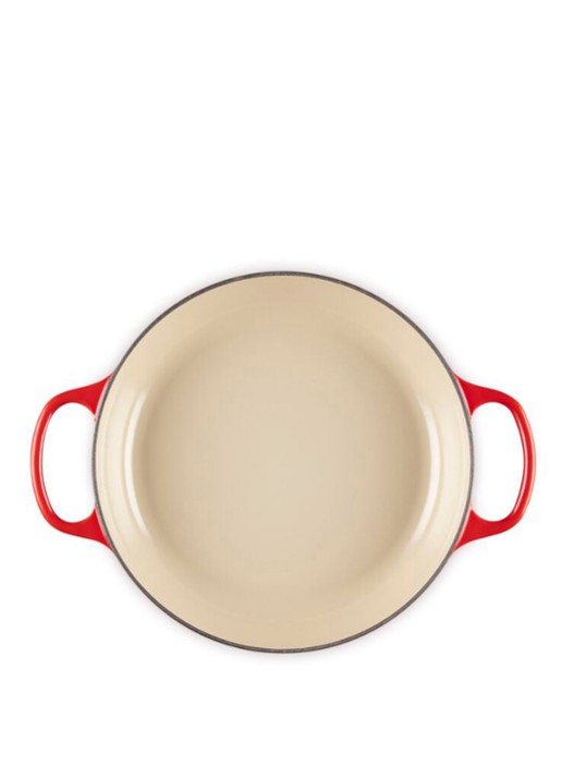 Le Creuset Signature braadpan 26 cm - detail 4 donkerrood