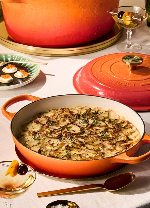 Le Creuset Signature braadpan Ø30 cm - detail 5 oranje