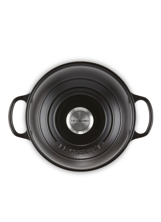 Le Creuset Signature broodpan Ø24 cm - detail 2 mat zwart / zwart