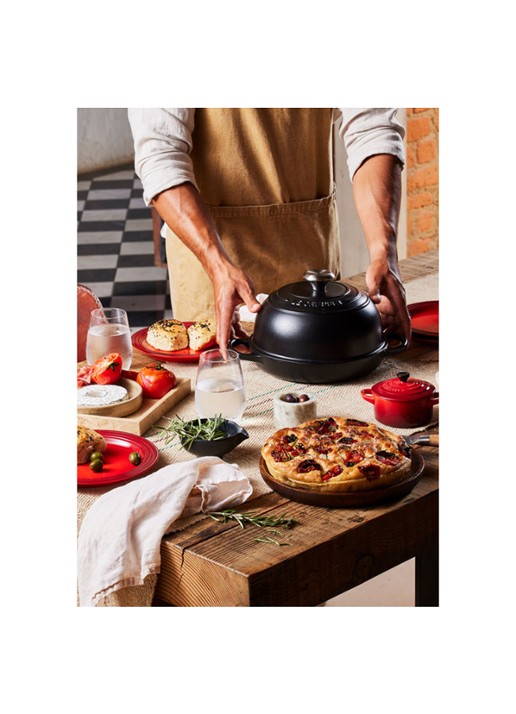 Le Creuset Signature broodpan Ø24 cm - detail 5 mat zwart / zwart