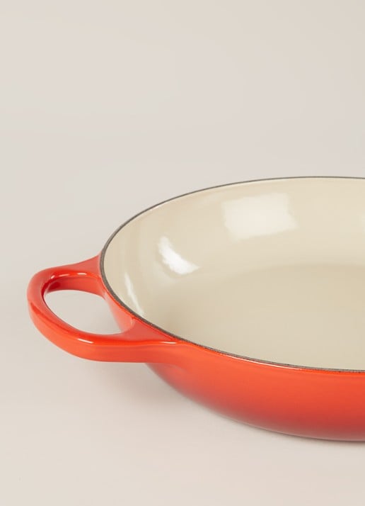Le Creuset Signature campagnard braadpan Ø30 cm - detail 3 kersenrood / rood