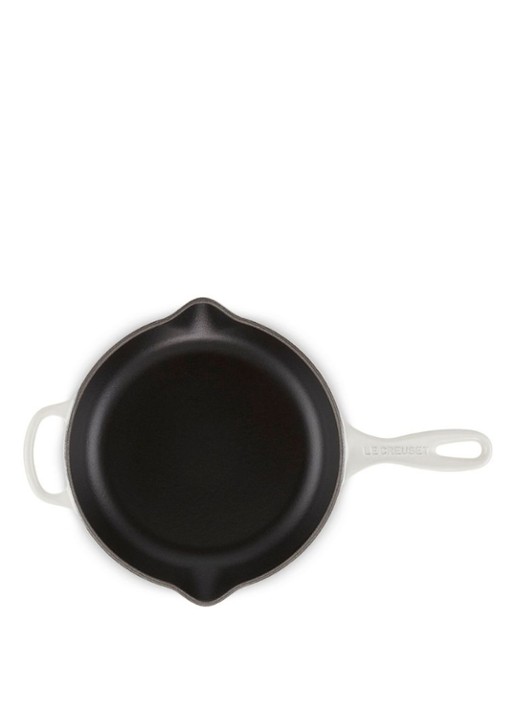 Le Creuset Signature koekenpan Ø23 cm - detail 4 gebroken wit