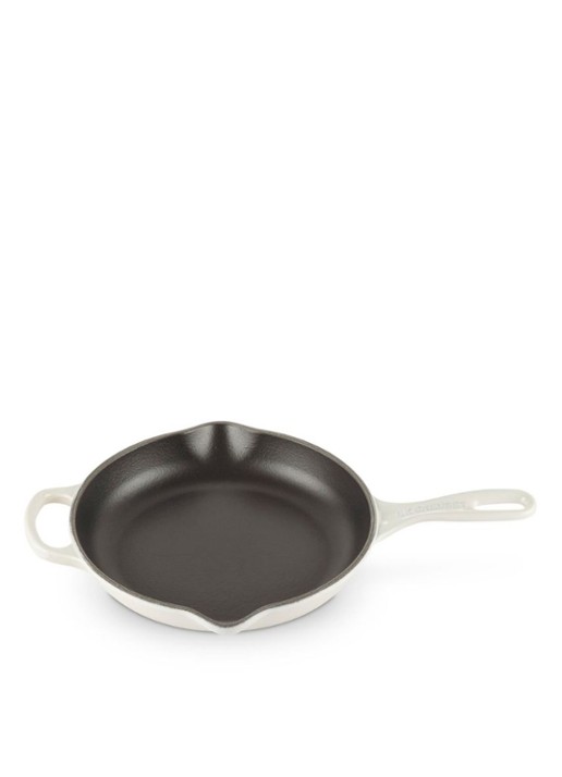 Le Creuset Signature koekenpan Ø23 cm - voorkant 2 gebroken wit