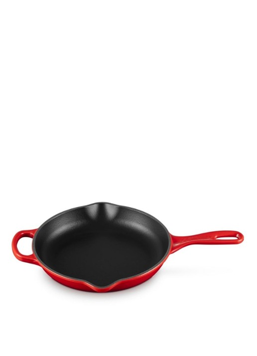 Le Creuset Signature koekenpan Ø23 cm - achterkant donkerrood
