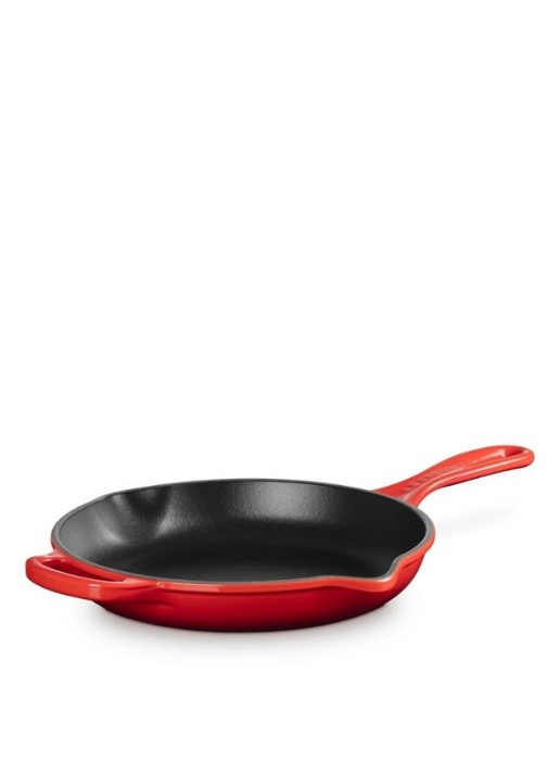 Le Creuset Signature koekenpan Ø23 cm - voorkant 3 donkerrood