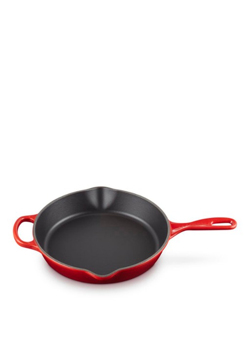 Le Creuset Signature koekenpan 26 cm - achterkant 3 donkerrood