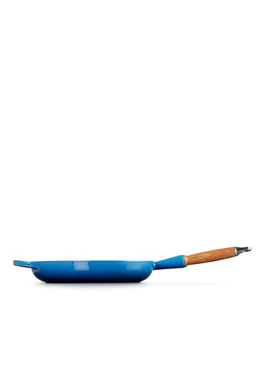 Le Creuset Signature koekenpan Ø28 cm  - achterkant 3 azure / blauw