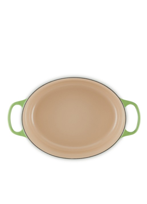 Le Creuset Signature ovale braadpan 31 cm - detail 6 bamboo / groen