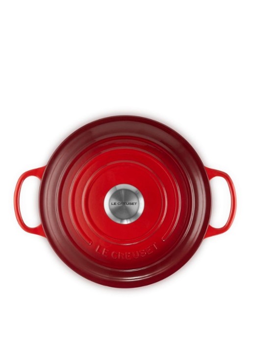 Le Creuset Signature sauteuse 24 cm - detail 5 steenrood