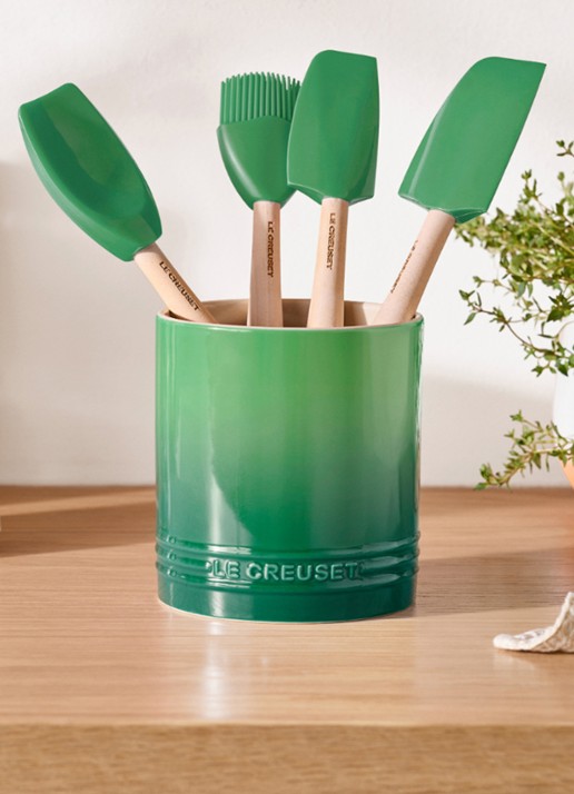 Le Creuset Signature spatelpot 1,1 liter - detail 5 groen