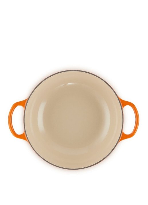 Le Creuset Signature stoofpan 22 cm - detail 2 oranjerood